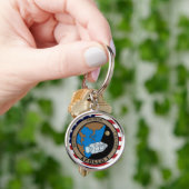 Apollo 1 Mission Patch Logo Sleutelhanger (Hand)