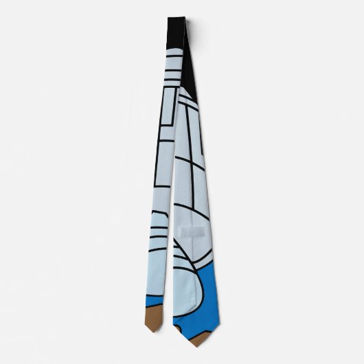 Apollo 1 Mission Patch Logo Stropdas (Achterkant)