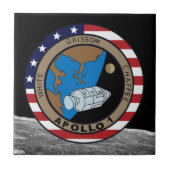 Apollo 1 Mission Patch Logo Tegeltje (Voorkant)
