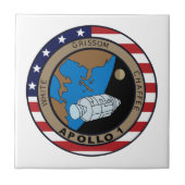 Apollo 1 Mission Patch Logo Tegeltje (Voorkant)