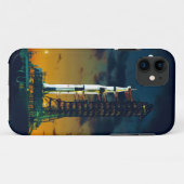 Apollo 4 Saturn V op pad - een lanceringscomplex 3 Case-Mate iPhone Case (Achterkant (horizontaal))