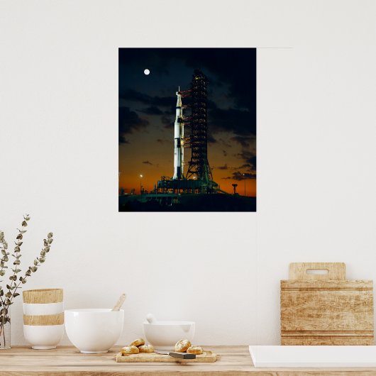Apollo 4 Saturn V Poster (Keuken)