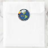 Apollo 7 NASA-missiepatchlogo Ronde Sticker (Tas)
