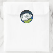 Apollo 7 NASA-missiepatchlogo Ronde Sticker (Tas)