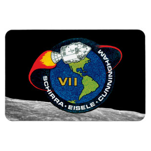 Apollo 7 NASA Mission Patch Logo Magneet