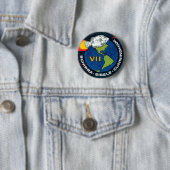 Apollo 7 NASA Mission Patch Logo Ronde Button 5,7 Cm (In situ)