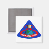 Apollo 8: Eerste Mannen op de maan! Magneet (Voorkant / Achterkant)