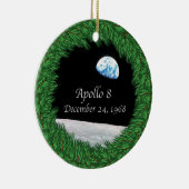Apollo 8 kerstavond Moon Keramisch Ornament (Rechts)