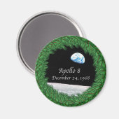 Apollo 8 kerstavond Moon Magneet (Voorkant / Achterkant)