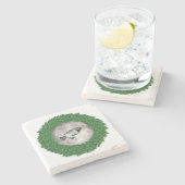 Apollo 8 kerstavond Moon Stenen Onderzetter (Zijkant)