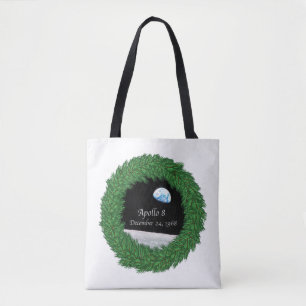 Apollo 8 kerstavond Moon Tote Bag