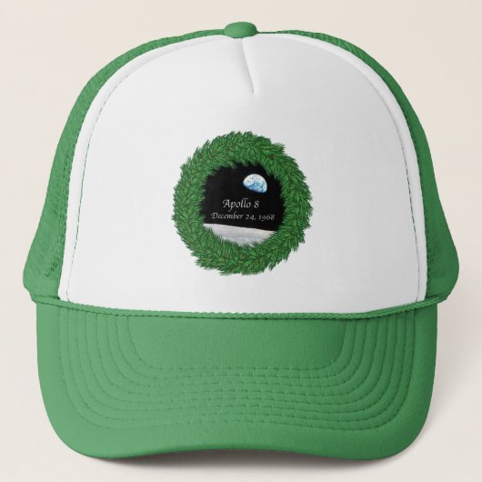 Apollo 8 kerstavond Moon Trucker Pet (Voorkant)