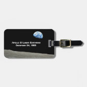 Apollo 8 Lunar Earthrise 50ste Jubileum Bagagelabel (Voorkant horizontaal)