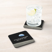 Apollo 8 Lunar Earthrise 50ste Jubileum Bier Onderzetter (Rechterzijde)