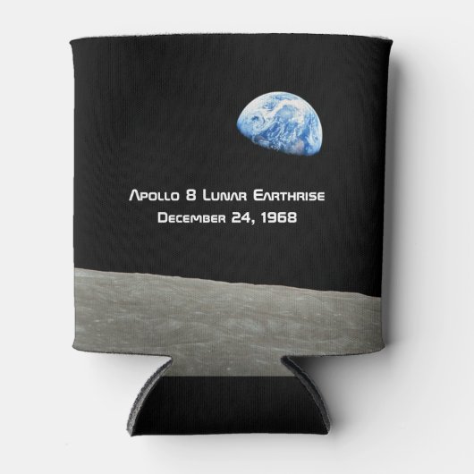 Apollo 8 Lunar Earthrise 50ste Jubileum Blikjeskoeler (Voorkant)