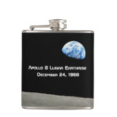 Apollo 8 Lunar Earthrise 50ste Jubileum Heupfles (Voorkant)