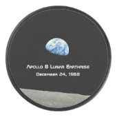 Apollo 8 Lunar Earthrise 50ste Jubileum Hockey Puck (Voorkant)