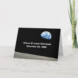 Apollo 8 Lunar Earthrise 50ste Jubileum Kaart