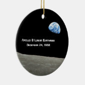 Apollo 8 Lunar Earthrise 50ste Jubileum Keramisch Ornament (Rechts)