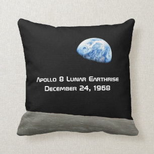 Apollo 8 Lunar Earthrise 50ste Jubileum Kussen