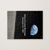 Apollo 8 Lunar Earthrise 50ste Jubileum Legpuzzel (Horizontaal)
