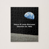 Apollo 8 Lunar Earthrise 50ste Jubileum Legpuzzel (Verticaal)