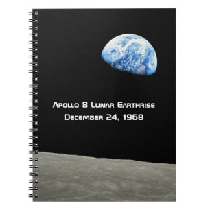 Apollo 8 Lunar Earthrise 50ste Jubileum Notitieboek