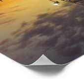 Apollo 8 op het lanceerplatform poster (Hoek)