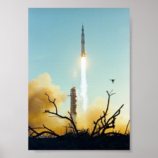 Apollo 8 Start Poster (Voorkant)