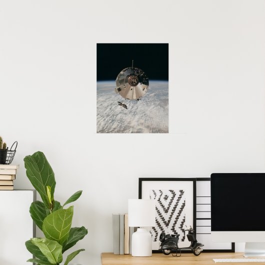 Apollo 9 Command & Service Modules Poster (Thuiskantoor)