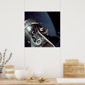 Apollo 9 de Module van het Bevel die met Lunar Mod Poster (Keuken)