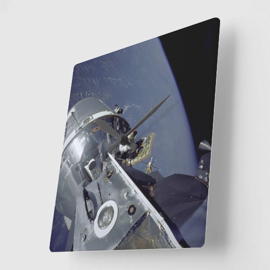 Apollo 9 (Gumdrop Meets Spider) Watch Vierkante Klok (Hoek)