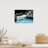  Apollo 9 Lunar Module EVA Poster (Keuken)