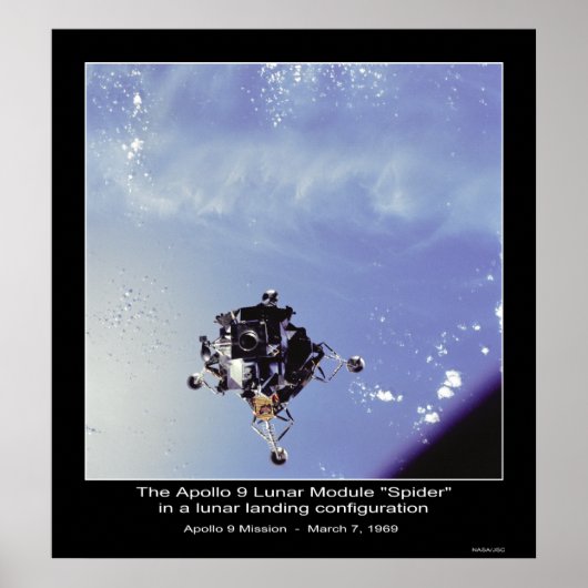 Apollo 9 Lunar Module "Spider", 7 maart 1969 Poster (Voorkant)
