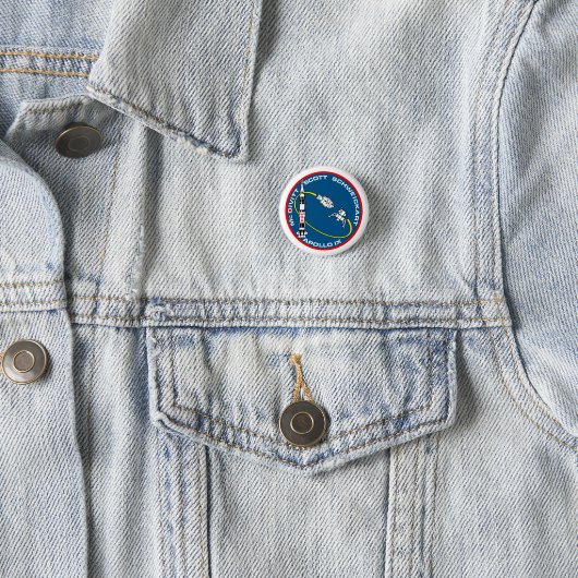 Apollo 9-missie patch ronde button 3,2 cm (In situ)