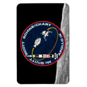 Apollo 9 NASA-missiepatchlogo Magneet (Verticaal)