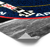 Apollo 9 NASA-missiepatchlogo Poster (Hoek)