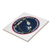 Apollo 9 NASA-missiepatchlogo Tegeltje (Zijkant)