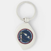 Apollo 9 NASA Mission Patch Logo Sleutelhanger (Voorkant)