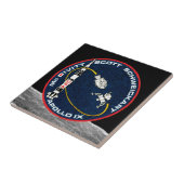 Apollo 9 NASA Mission Patch Logo Tegeltje (Zijkant)