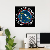 Apollo 9 Space Mission 1969 Insignia Poster (Thuiskantoor)