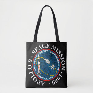 Apollo 9 Space Mission 1969 Insignia Tote Bag