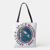 Apollo 9 Space Mission 1969 Insignia Tote Bag (Achterkant)