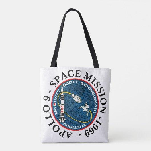 Apollo 9 Space Mission 1969 Insignia Tote Bag (Achterkant)