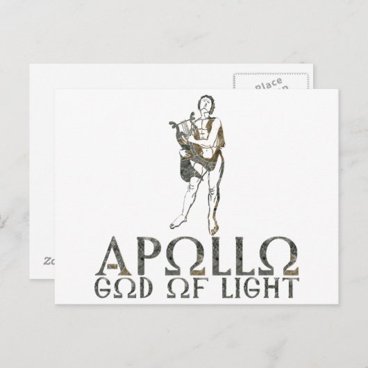 Apollo Briefkaart (Voorkant / Achterkant)