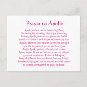 Apollo Briefkaart (Voorkant)