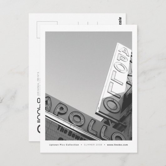 Apollo Briefkaart (Voorkant / Achterkant)