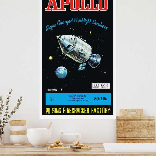 Apollo ( Chinese Firecracker) Poster (Keuken)