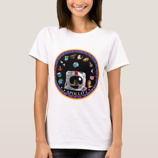 Apollo Commenortive-programma T-shirt (Voorkant)