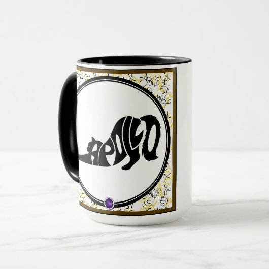 Apollo de kat mok (Voorkant links)